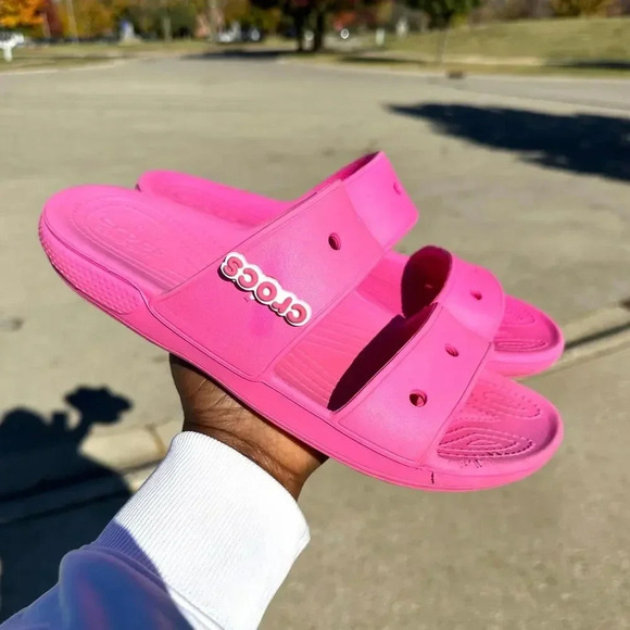 Crocs Classic Sandal Women’s Size 10 Pink - Picture 1 of 14